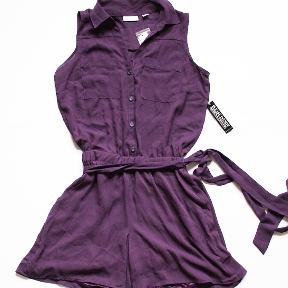 NY&C purple romper